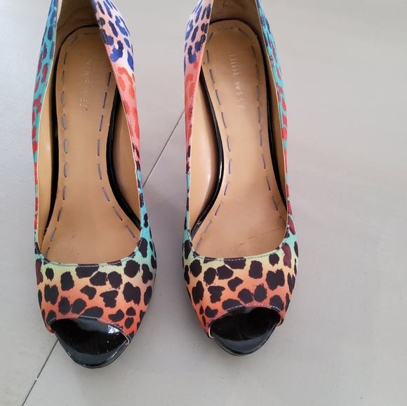 Nine West Open Toe Pumps - Picture 4 of 6